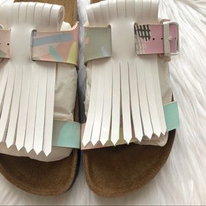 birkenstock maddie fringe